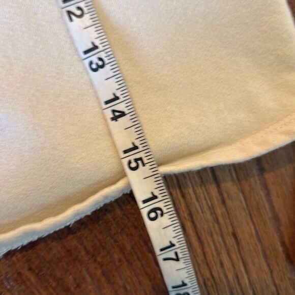 Peyton Valley crop ivory pullover sweatshirt m - Picture 5 of 9